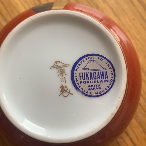 Vintage Fukagawa Porcelain Covered Dish - Picture 4 of 9